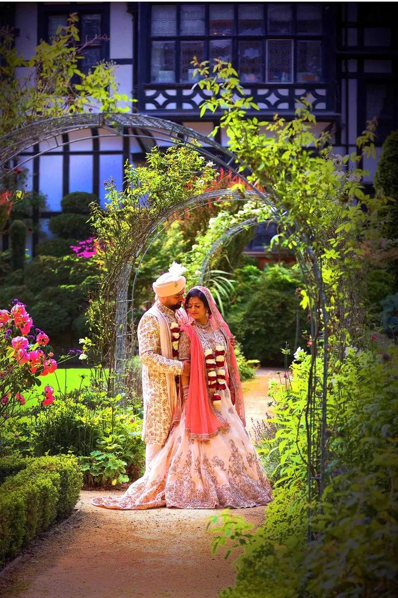 Asian wedding photography, London studio